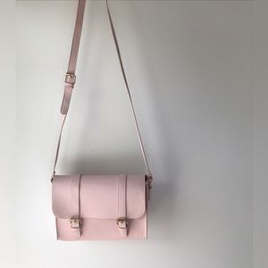 Typo Baby Pink Satchel Crossbody Bag